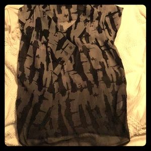 Oxymo lightweight cap sleeve blouse